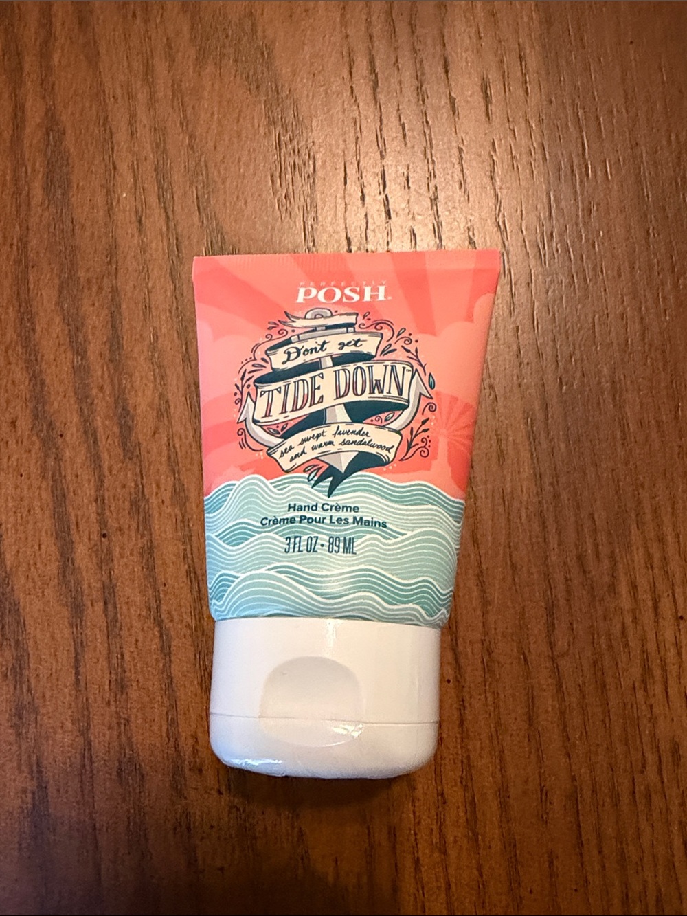 POSH Hand Crème in Coral, Aqua & White